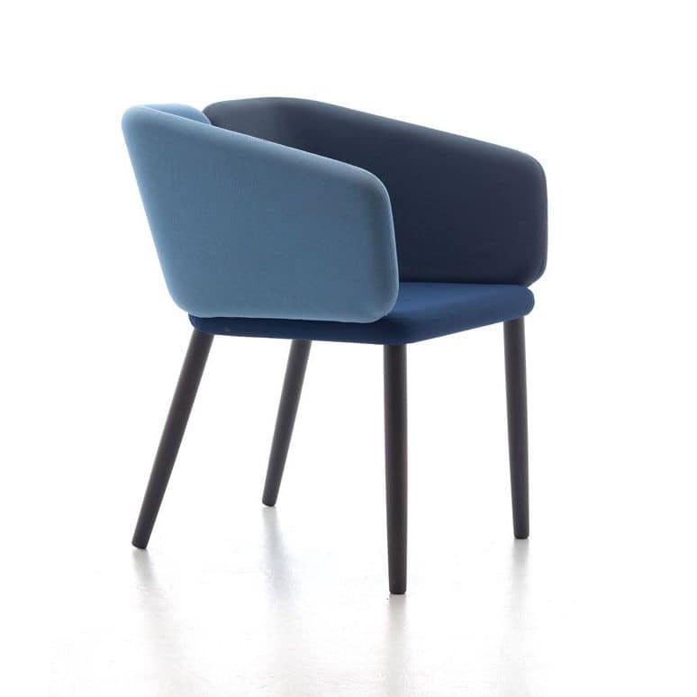 Mixx, Armchair padded, suitable for restaurants, hotels and conference rooms
