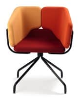 Mixx sled, Modern armchair, comfortable and versatile, for offices, hotel and restaurants