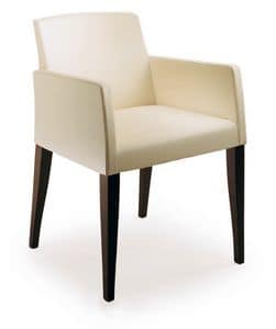 PL 5006, Upholstered armchair in polyurethane, in various colors