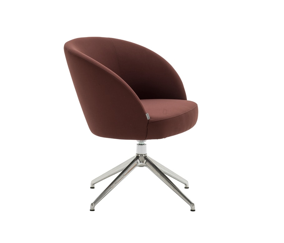 Rose 05461L, Modern swivel armchair