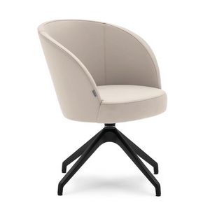Rose 05463L, Swivel armchair, with 4-star base