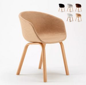 Scandinavian Dining Design Chair for Bars Offices Waiting Lounge Komoda SK697F, Comfortable padded chair