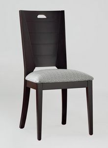 BS132S - Chair, Solid beech wood chair