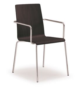 PL 509, Stackable chair with wooden shell