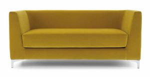 Art. 40417O Lincoln certified fire-retardant 3-seater sofa, 3-seater sofa, fireproof upholstered, class 1 IM approved