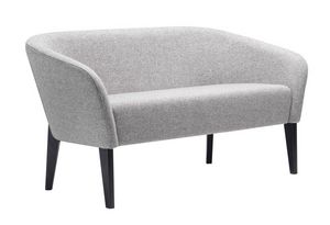 Art. 40593O Certified fire-retardant 2-seater sofa, 2-seater sofa with soft shapes, fireproof approved