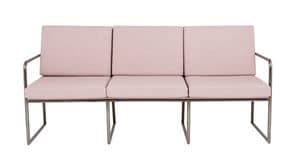 Art.Hellen sofa, Modern couch for contract and office furniture