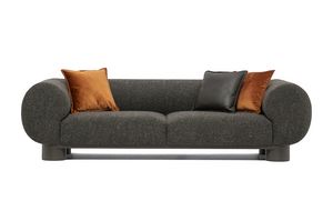 Aster, Sofa with cylindrical armrests and low backrest