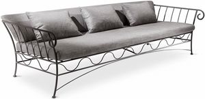 Bahamas new sofa, 3 seater sofa, metal structure, for modern living room