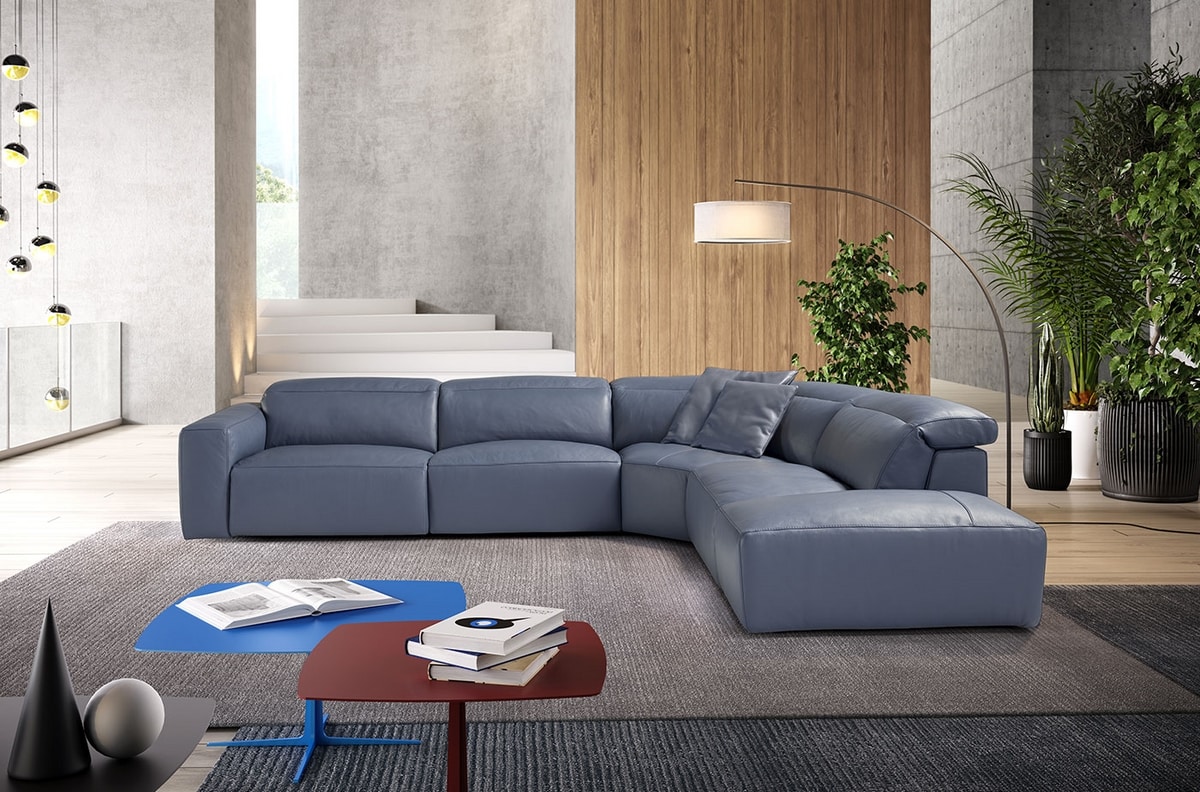 Beverly, Sofa with innovative relaxation functions
