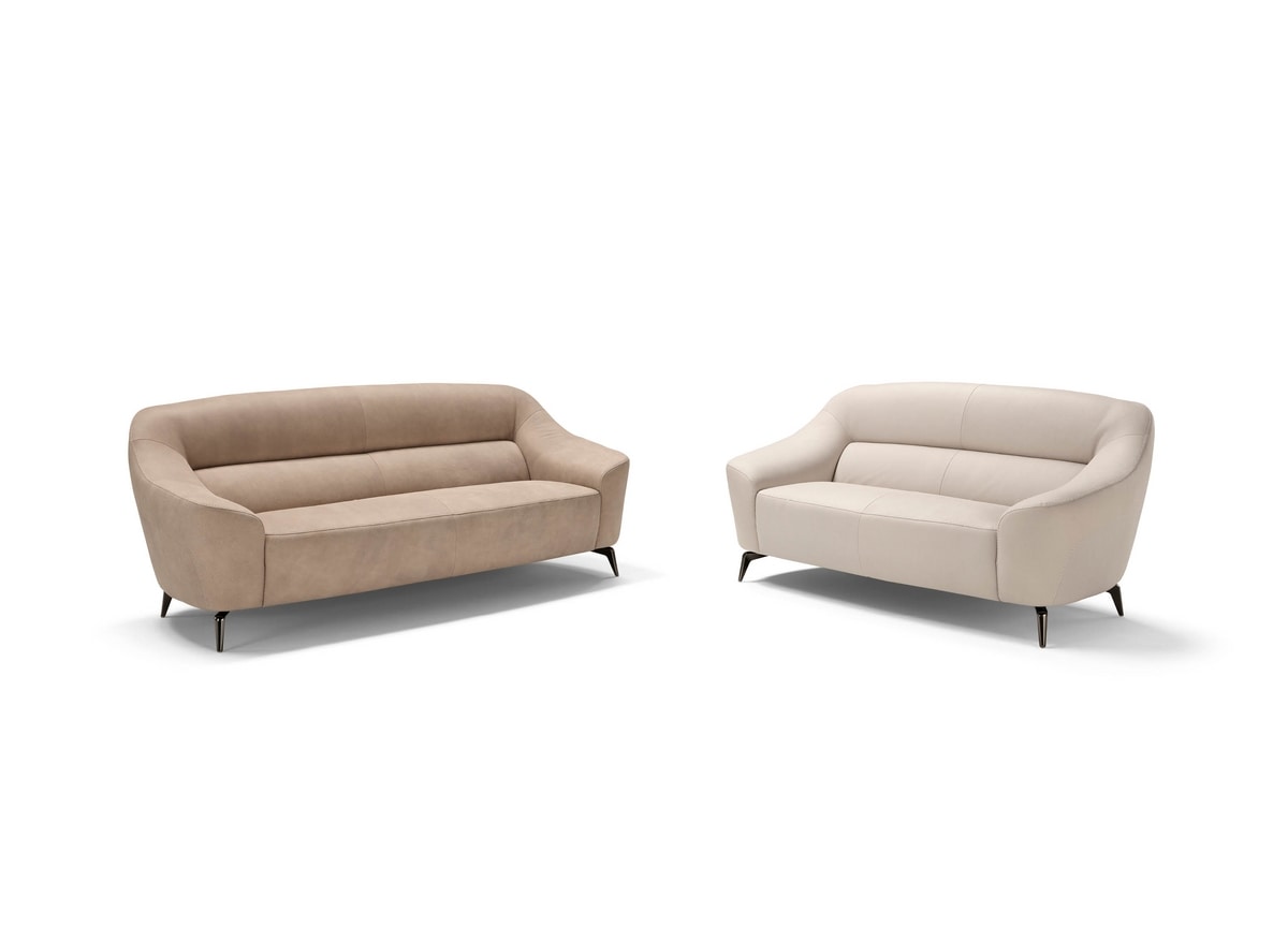 Bolla, Sofa with a soft and enveloping design