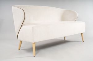 BS468L - Sofa, Small sofa with enveloping sides
