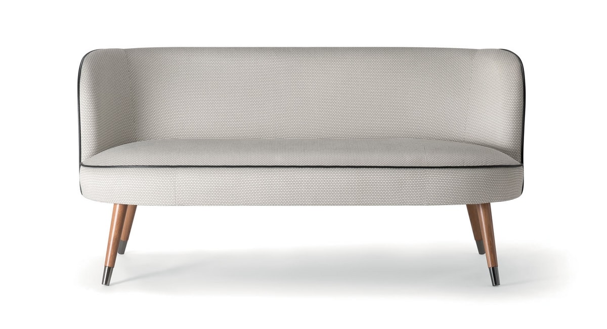 CANDY SOFA 061 D, Small sofa with enveloping lines