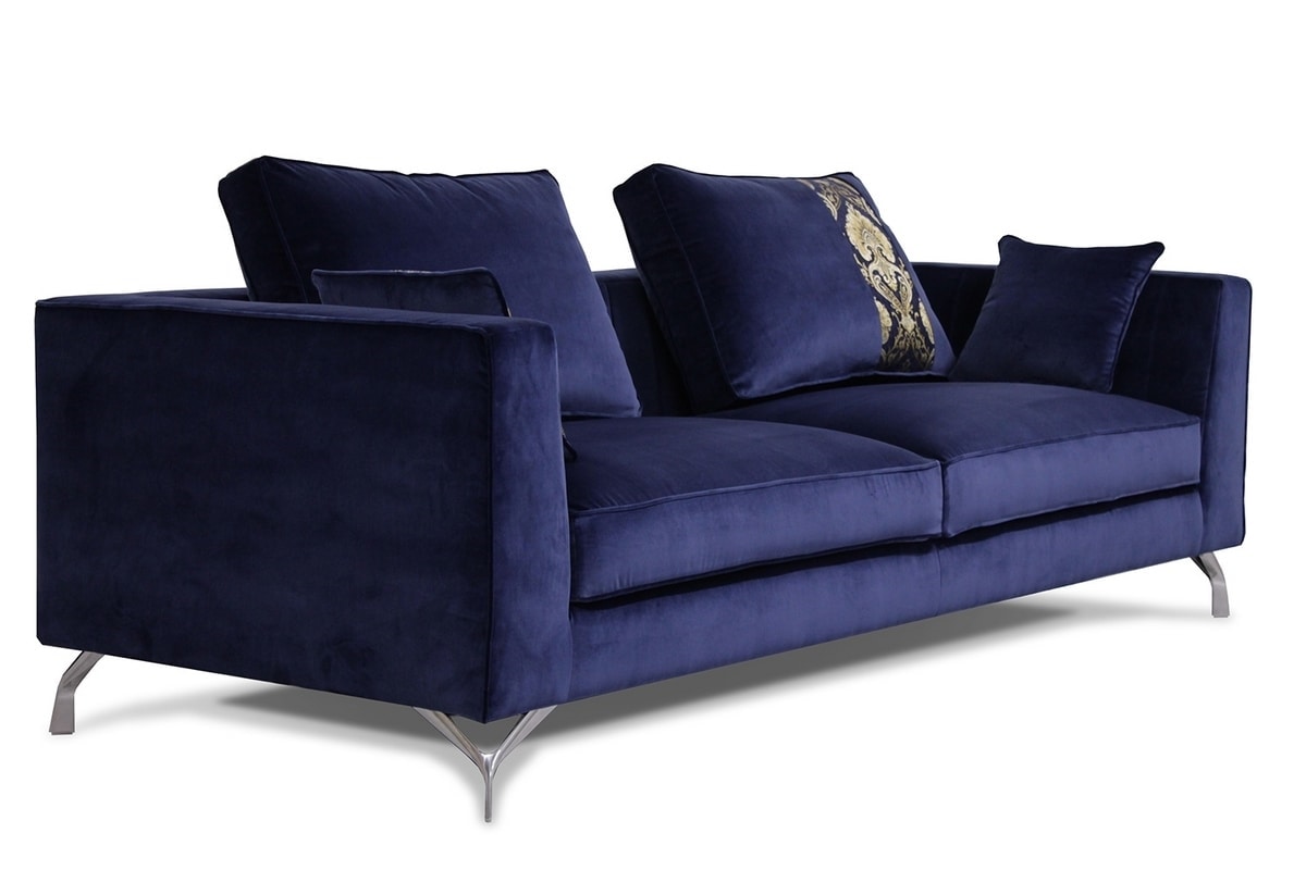Canova, Modern velvet sofa