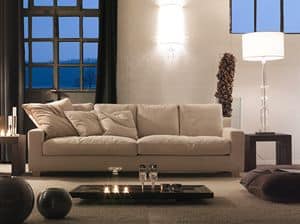 Celeste, Sofa available in different sizes, and modules