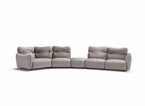 Dea, Modular sofa with carefully crafted upholstery