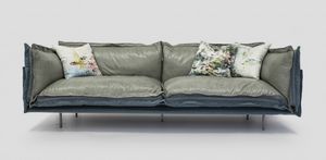 Double, Custom-made sofa with steel structure