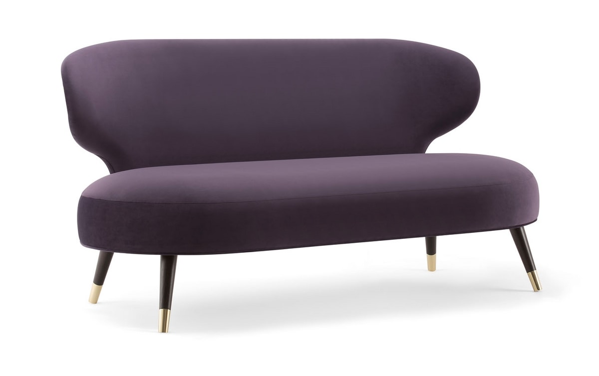 ELLE SOFA 064 D, Small sofa with a generous seat