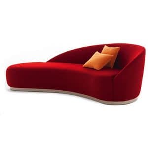 Euforia system 00153DX - 00154SX, Padded sofa with a soft design
