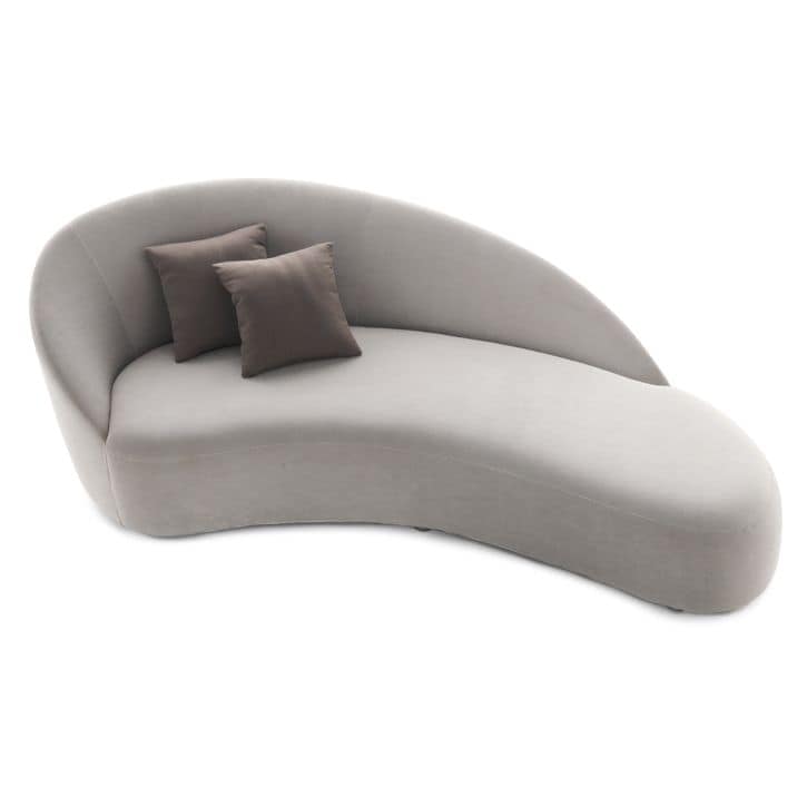 Euforia system 00155DX - 00156SX, Padded sofa with a soft design