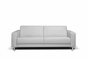Fast, Sofa with backrest in polyester silicon fiber