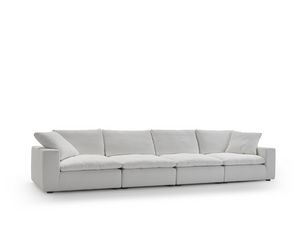Fluffy, Sofa with generous proportions, with large and soft cushions