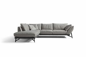 Giada, Sofa with a contemporary shabby design