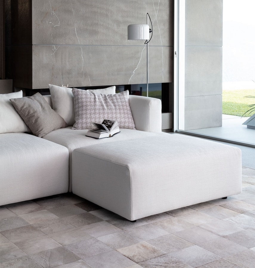 Ginevra, Modular sofas, with removable upholstery