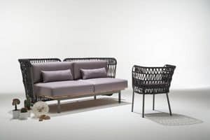 Jujube/d-int, Modern sofa for home, 2 seater sofa for office