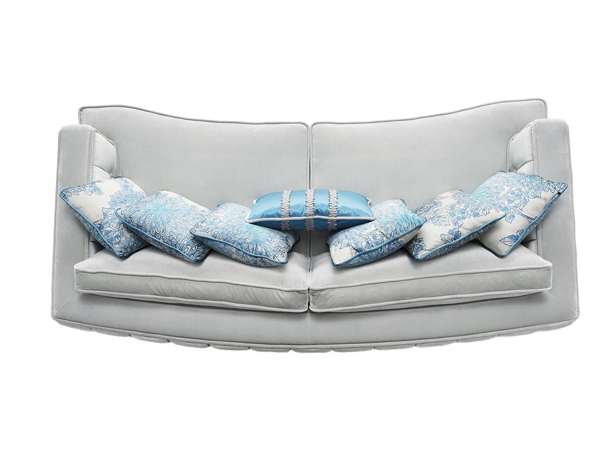 Kolossal Grand Sofà curved, Sofa with a strong visual impact