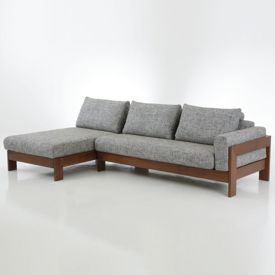 Kuba Lux, Wooden sofa with a minimal design