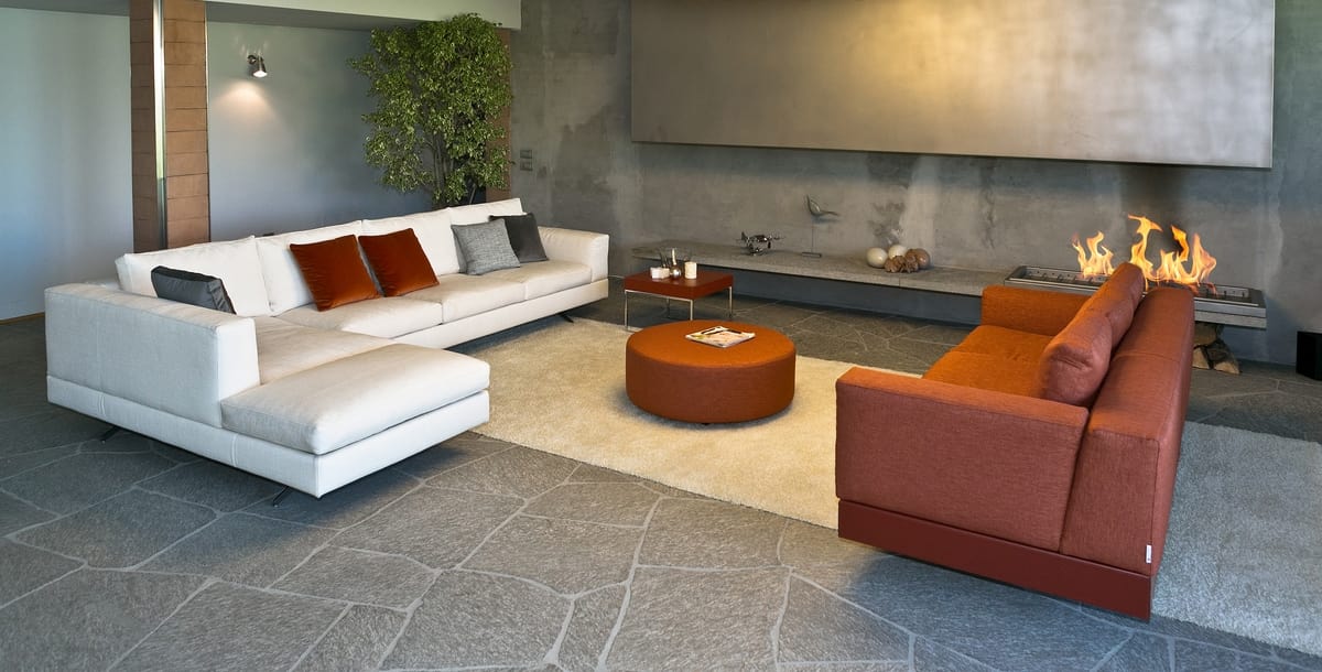 Lario angular, Modular sofa, with a modern design