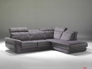 Louisanne, Corner sofa and peninsula with reclining headrest
