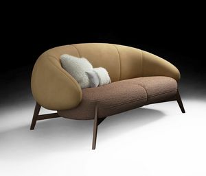 Michelia Art. EMI003, Modern sofa with sinuous and rounded shapes