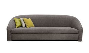 Monsieur, Three seater sofa, with rounded backrest