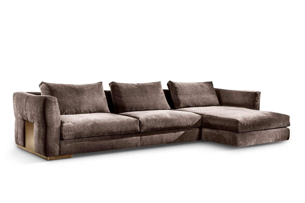 Montecarlo corner sofa, Corner sofa for classic and modern environments