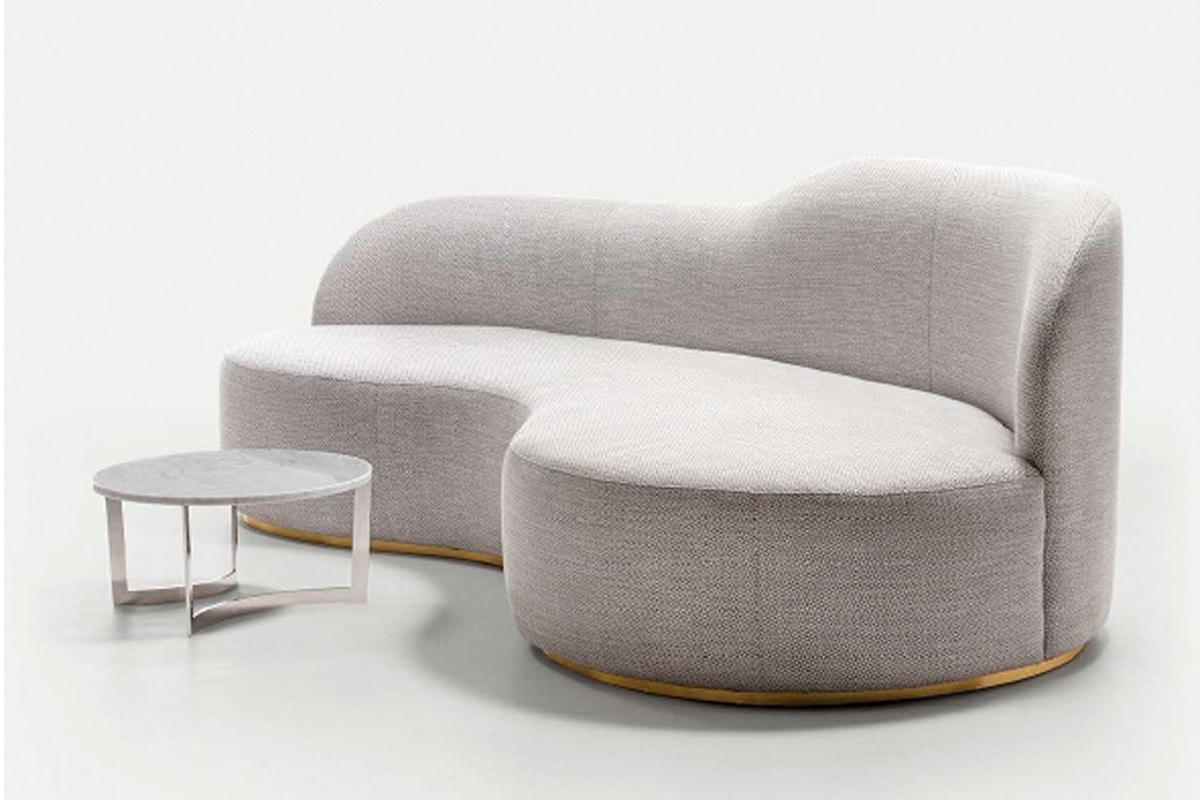 OLIVER SOFA 019 P, Sofa with sinuous shapes