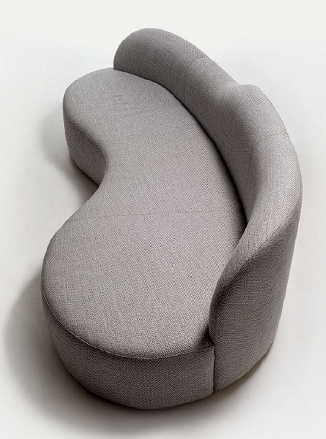 OLIVER SOFA 019 P, Sofa with sinuous shapes