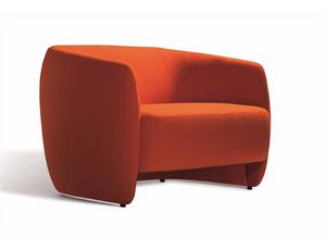 Plum 560S, Modern sofa with rounded shapes