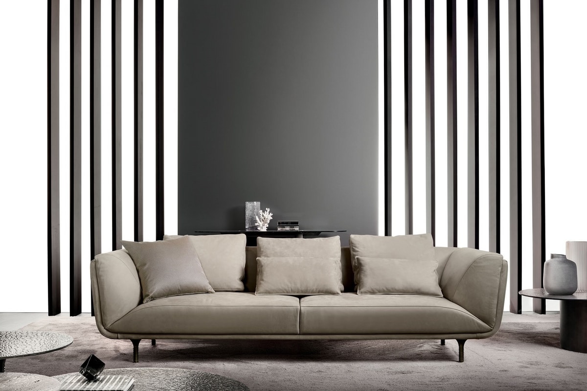 Elegant Sofa With Soft Lines Idfdesign