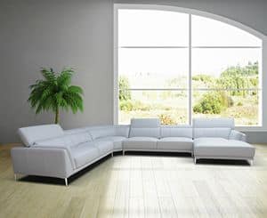 Rigoletto modular, Upholstered modular sofa for hotels and homes
