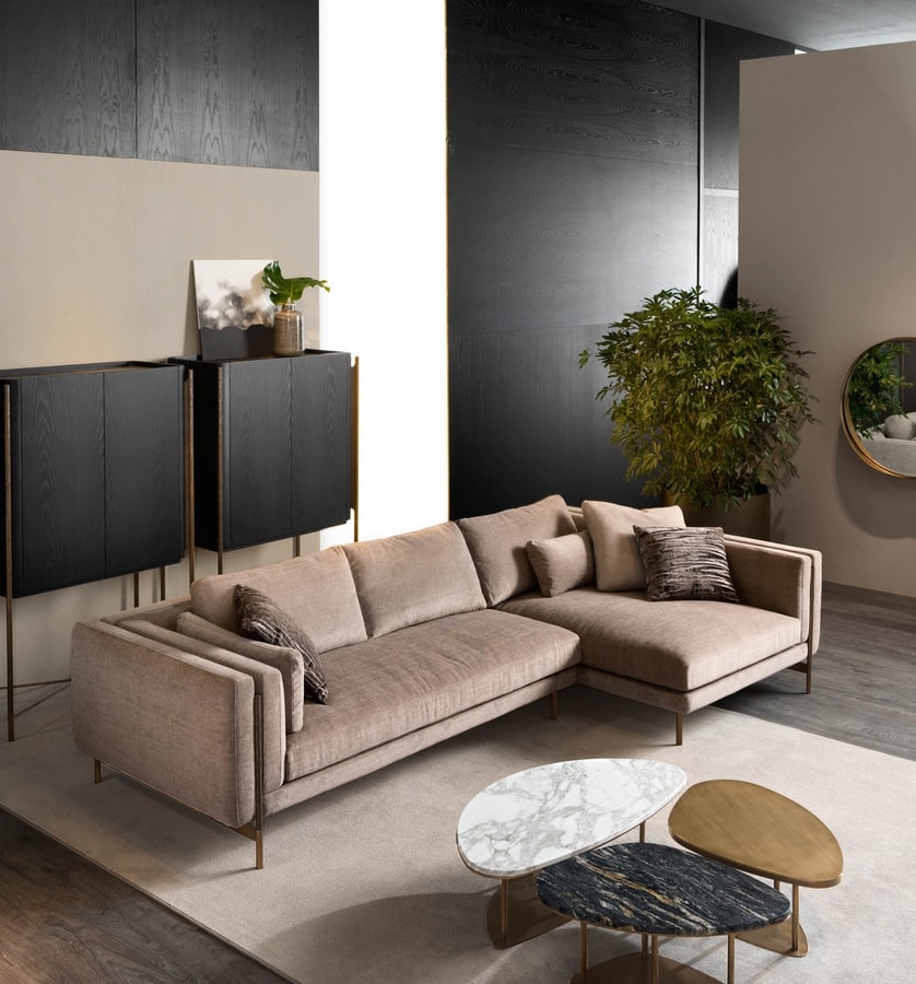 Shangai corner sofa, Modular sofa with a modern design