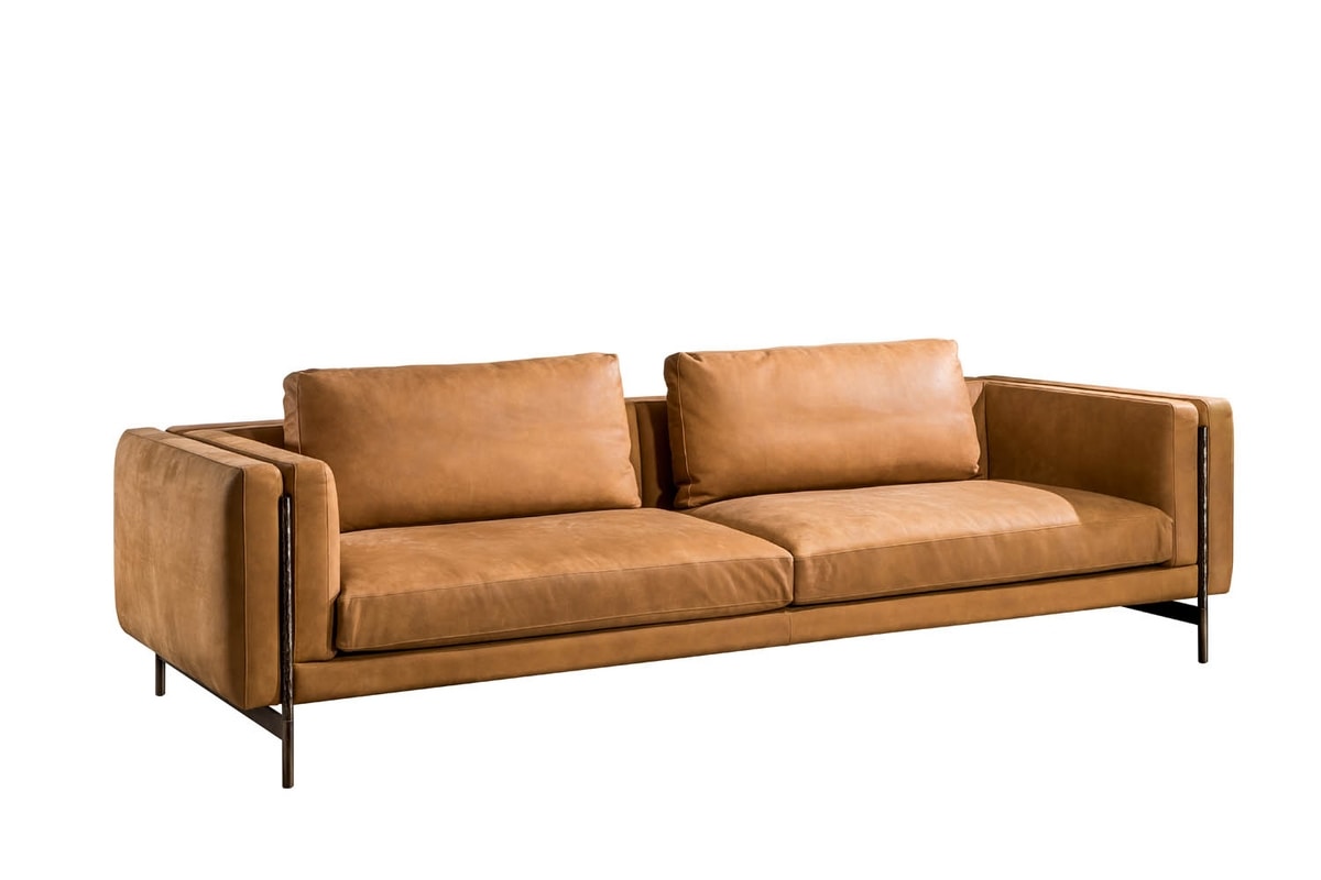 Shangai sofa, Sectional sofa, with metal structure