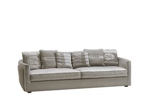 Shell, Sofa with sinuous lines and rounded shapes