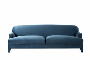 St. Germain sofa, Fabric or leather upholstered sofa