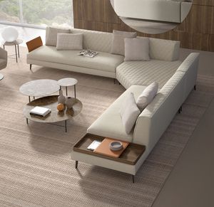 Thea, Sofa with a modern and sophisticated line