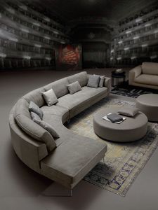 Valentino, Sofa with soft shapes