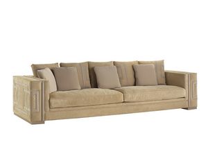 Vert, Sofa with elegant geometric ornamental details