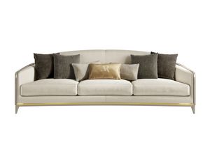 Victor Art. V83, 3-seater sofa with metal profiles