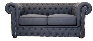 VICTORIA LOUNGE 2, Two-seater capitonn sofa